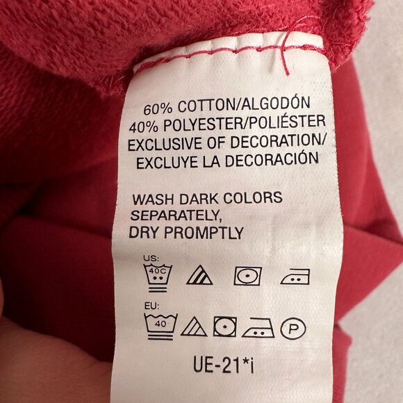 Izod Saltwater Relaxed Classics Mens Button Mock Neck Pullover XXL Red Top - Picture 5 of 7